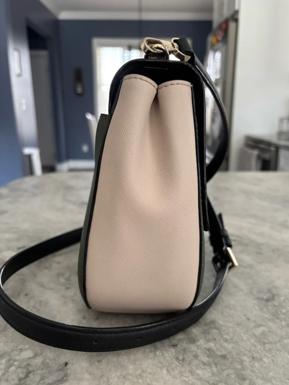 kate spade Black, Olive & Cream Colorblock Crossbody Bag